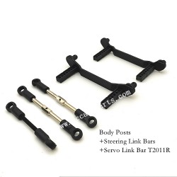 RC Car HBX 2997A Body Posts+Steering Link Bars+Servo Link Bar Accessories T2011R