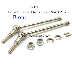 RC Car 2997A Parts Front Universal Shafts+Lock Nuts+Pins T2111