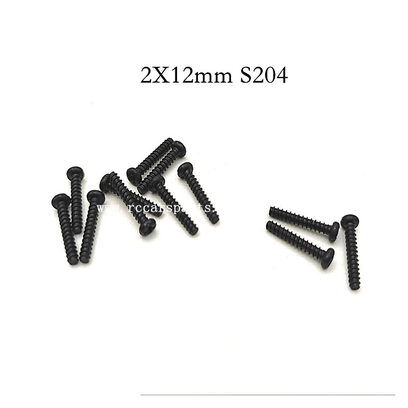 Screws 2X12mm S204 For HBX 2997A 2997 Parts