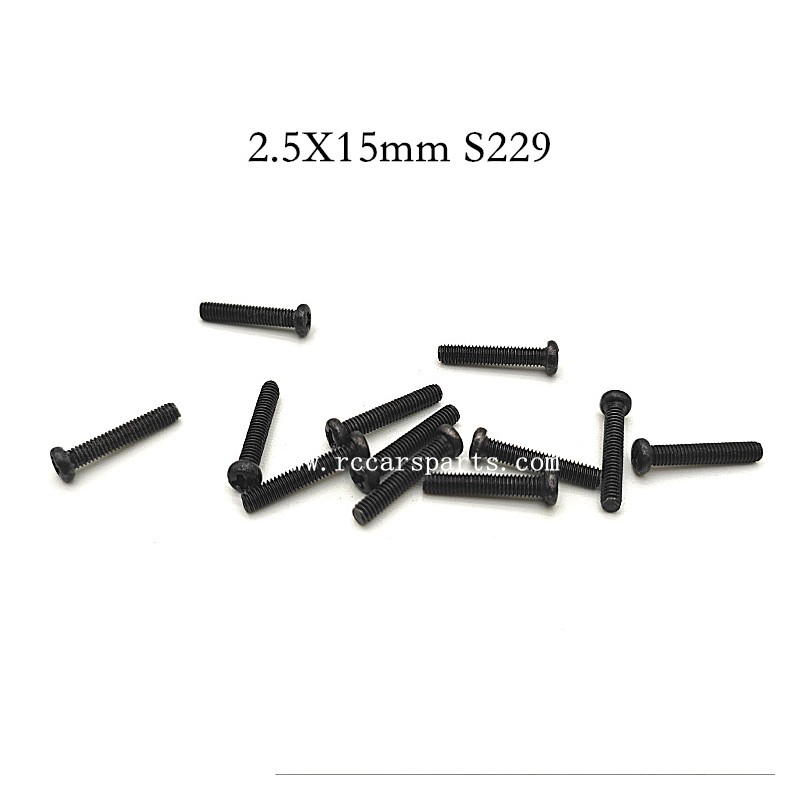 HaiBoXing Screws 2.5X15mm S229 For HBX 2997A 2997 Parts