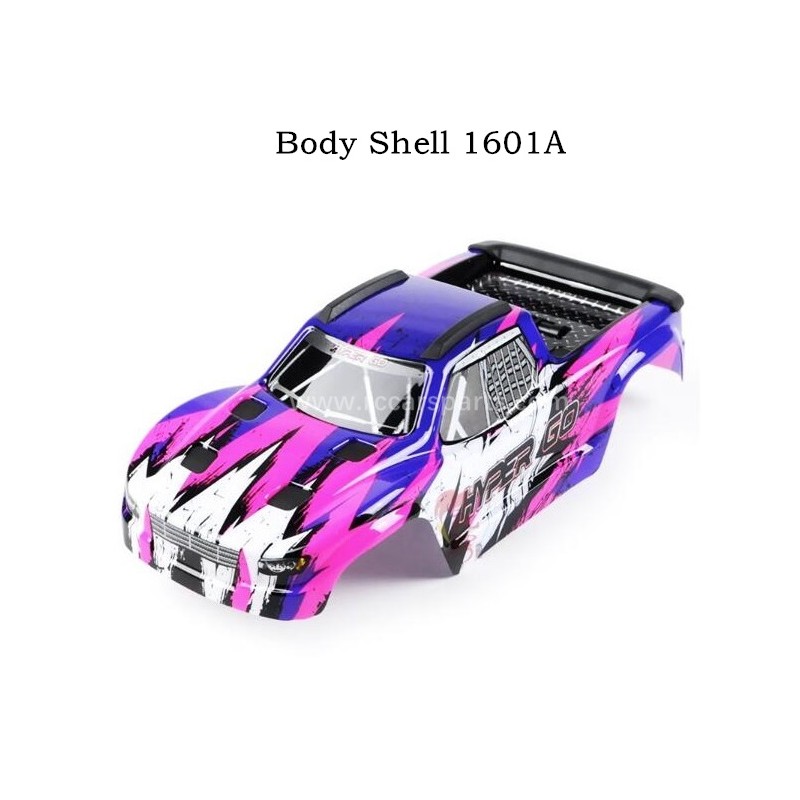 RC Car MJX Hyper Go 16208 Body Shell Purple 1601A