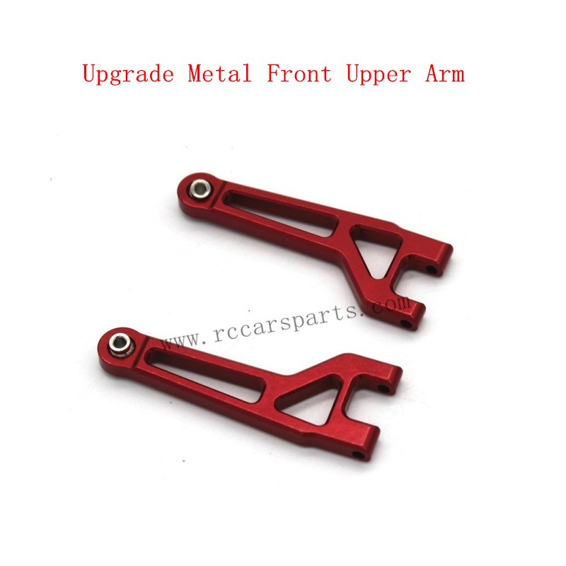 1/16 RC Car MJX 16208 hyper Go Parts Upgrade Metal Front Upper Arm-Red