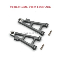 1/16 RC Car Hyper Go 16208 Parts Upgrade Metal Front Lower Arm-Grey