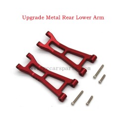 MJX 16208 hyper Go 1/16 Parts Upgrade Metal Rear Lower Arm-Red