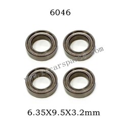 1/16 RC Car SCY 1630PRO Parts Ball Bearing 6.35X9.5X3.2mm 6046