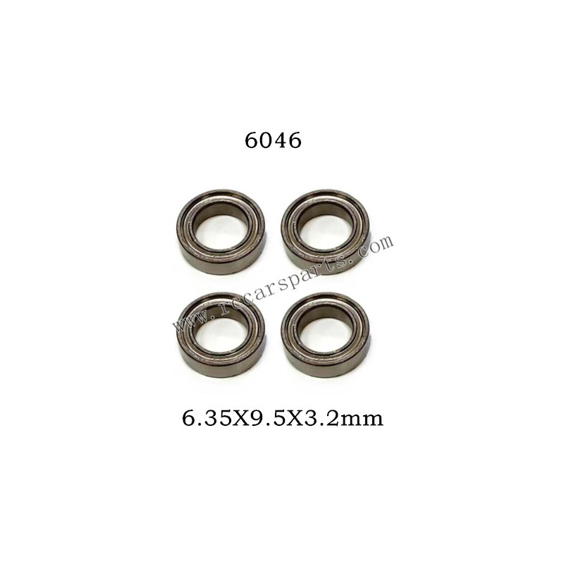 1/16 RC Car SCY 1630PRO Parts Ball Bearing 6.35X9.5X3.2mm 6046