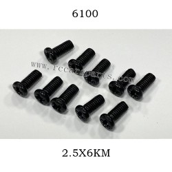 RC Car Parts Screw 2.5X6KM 6100 For SCY-16307PRO