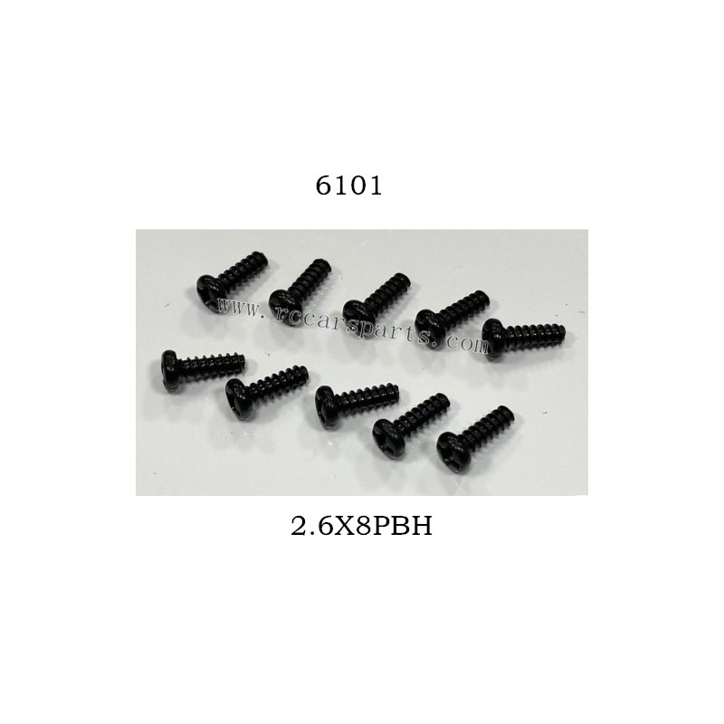 RC Car Parts Screw 2.6X8PBH 6101 For SCY-16307PRO