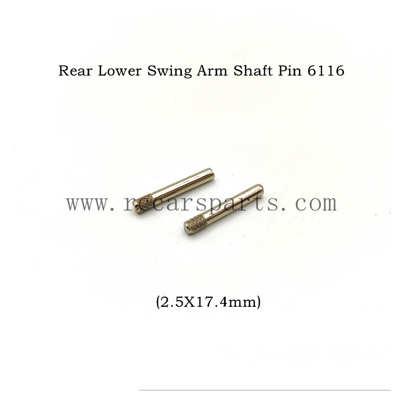 SCY RC Car 16307PRO Parts Rear Lower Swing Arm Shaft Pin 6116 (2.5X17.4mm)