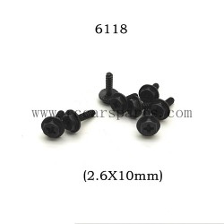 RC Car SCY 16307 Parts Flange Screw 6118 (2.6X10mm)