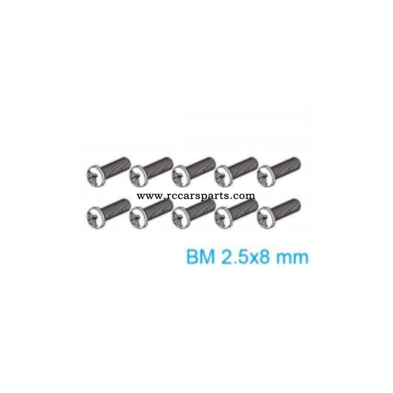 RC Car SCY 16307 Parts 2.5X8mm Screw 6148