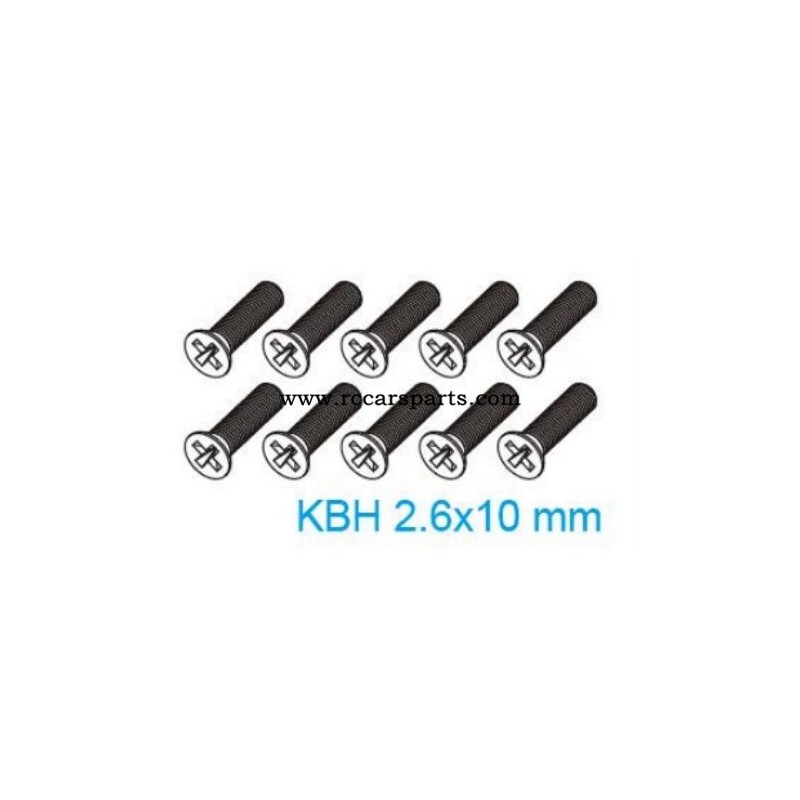 RC Car SCY 16307 Parts 2.6X10mm Screw 6179