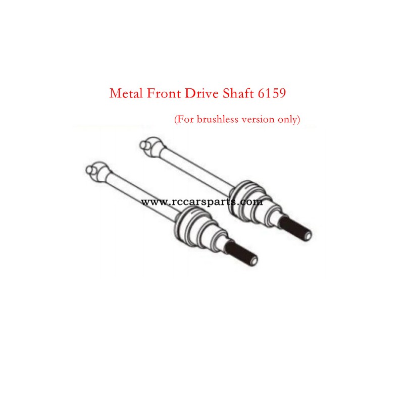 SCY RC Car 16307PRO Parts Metal Front Drive Shaft 6159