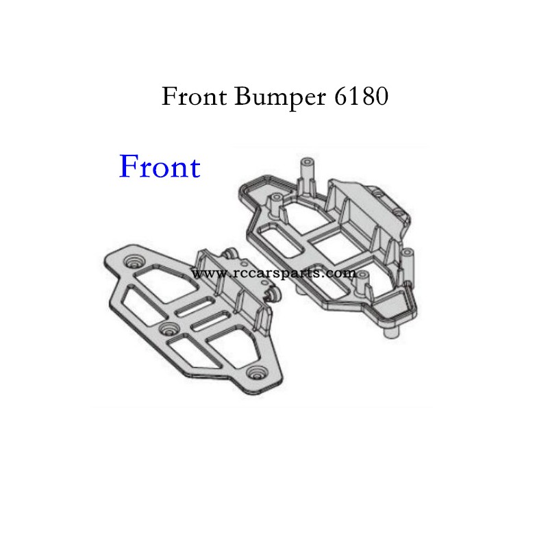 SCY 16307PRO RC Car Parts Front Bumper 6180