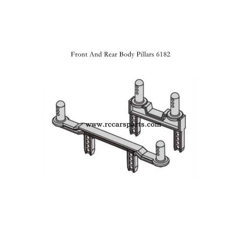 SCY RC Car 16307PRO Parts Front And Rear Body Pillars 6182