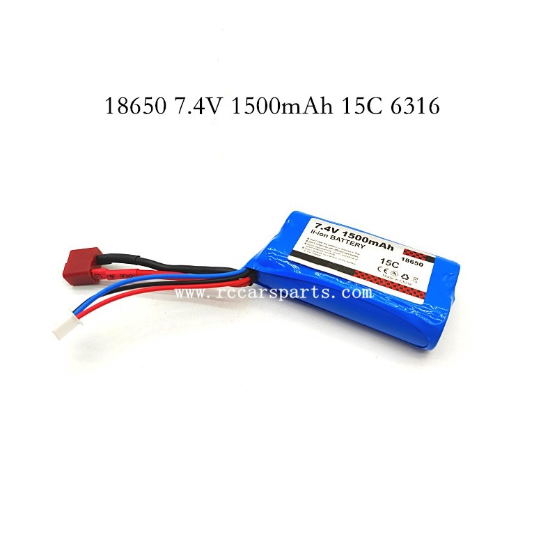 Battery 7.4V 1500mAh 6316 For SCY RC Car 16307PRO Parts