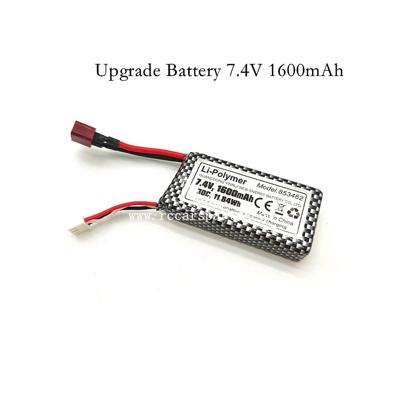 Li-PO Upgrade Battery 7.4V 1600mAh For SCY RC Car 16307PRO Parts