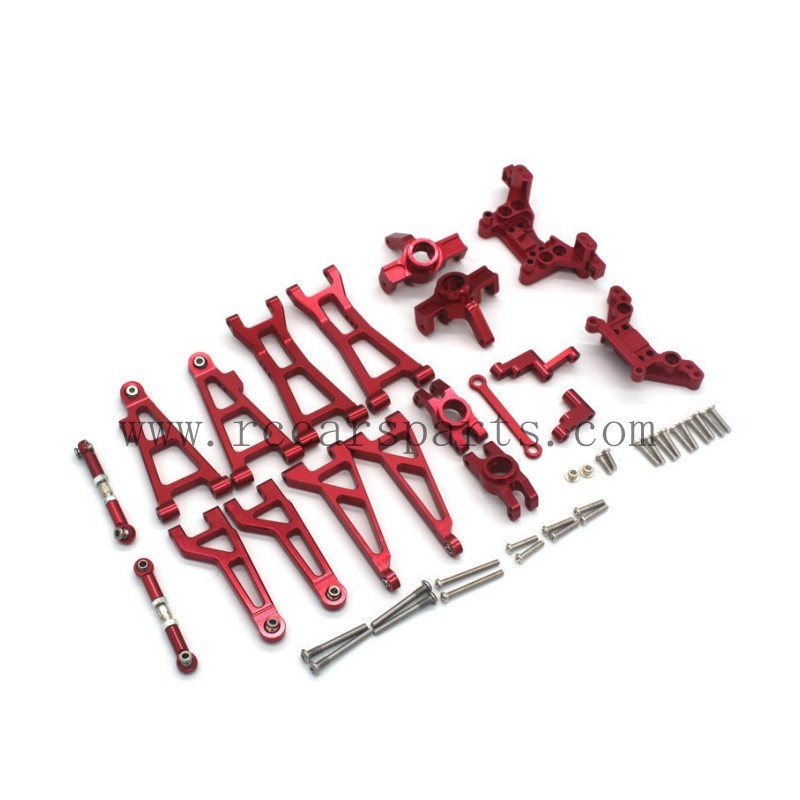 RC Car MJX 16208 hyper Go Parts Upgrade Metal Kit-Red