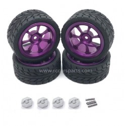 RC Car Hyper Go 16208 Upgrade Metal Tire-Purple