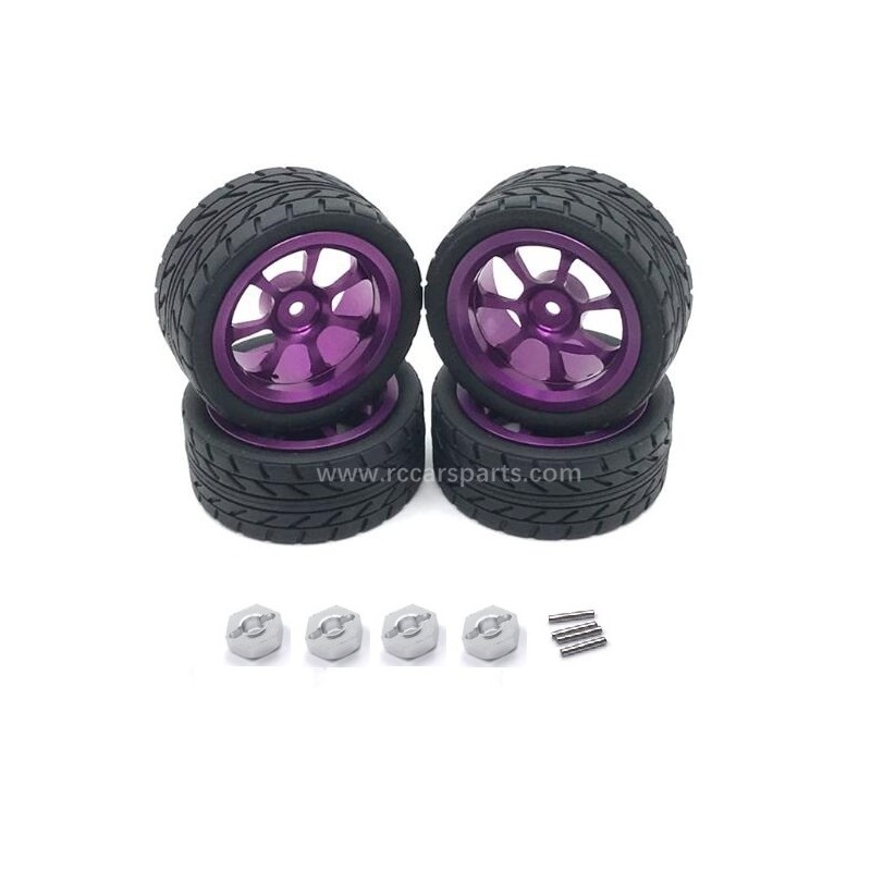 RC Car Hyper Go 16208 Upgrade Metal Tire-Purple