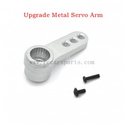 RC Car Upgrade Metal Servo Arm-Silver For MJX 16208 Hyper Go 1/16