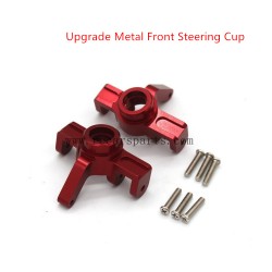 MJX 16208 hyper Go upgrade parts Metal Front Steering Cup-Red