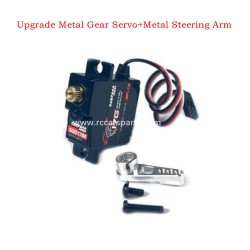 Hyper Go 16208 Upgrade Metal Gear Servo+Metal Steering Arm-Silver