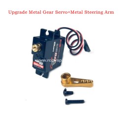 MJX 16208 hyper Go 1/16 Parts Upgrade Metal Gear Servo+Metal Steering Arm-Yellow