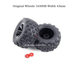 RC Car MJX Hyper Go 16208 Parts Original Wheels 16300B-Width 43mm