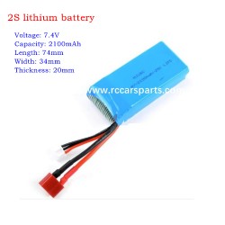 MJX RC Car 16208Hyper Go Parts 2S 7.4V 2100mAh Battery