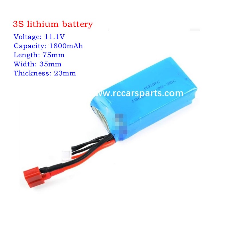 MJX RC Car 16208 Hyper Go Parts 3S 11.1V 1800mAh Battery