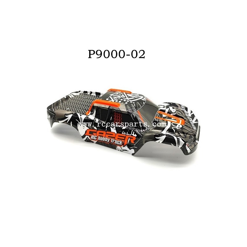 ENOZE 001E Parts Car Body P9000-02 Graffiti Black