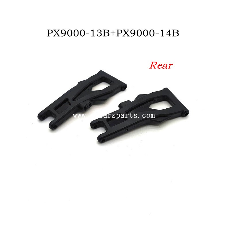 Rear Lower Swing Arm PX9000-13B+PX9000-14B For ENOZE 9002E RC Car Parts