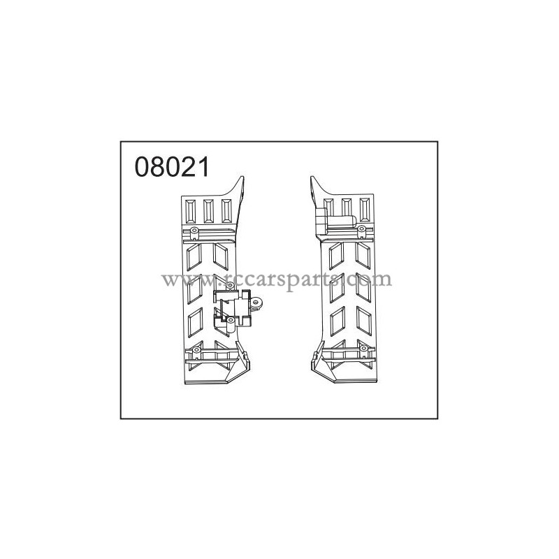 HB Toys R1001 R1002 R1003 RC Car Parts Left And Right Guard Board 08021