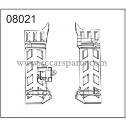 RC Car HB Toys R1011 R1012 R1013 R1014 Parts Left And Right Guard Board 08021