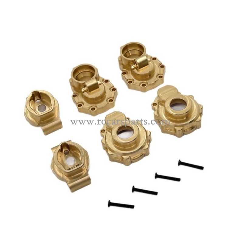 RC Car HB Toys R1001 R1002 R1003 Parts Upgarde Metal Rear Hub-Brass