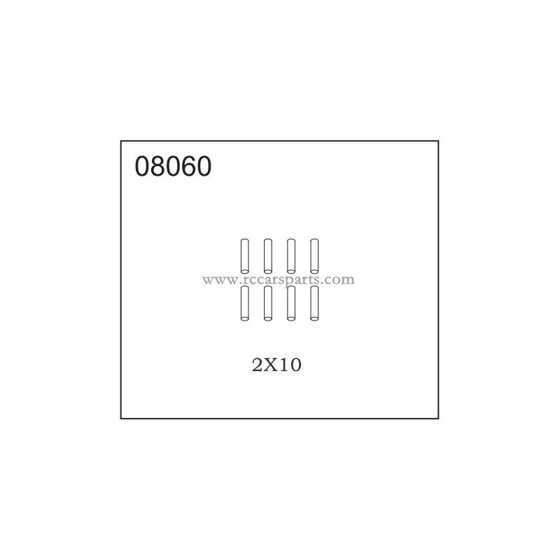 HB R1001 R1002 R1003 RC Car Parts 08060 Optical Axis 2X10