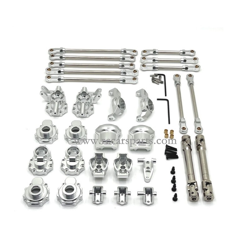 HB R1001 R1002 R1003 RC Car Parts Upgrade Metal Kit-Silver