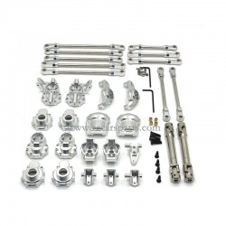 HB R1011 R1012 R1013 R1014 RC Car Parts Upgrade Metal Kit-Silver