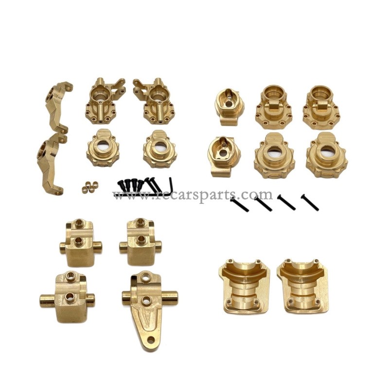 HB Toys R1001 R1002 R1003 Car Parts Upgrade Metal Kit-Brass