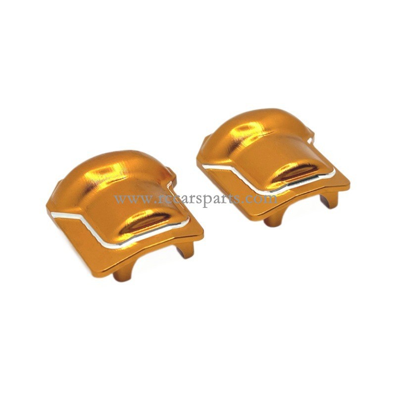 RC Car HB R1001 Upgrade Alloy Bridge Covers-Yellow