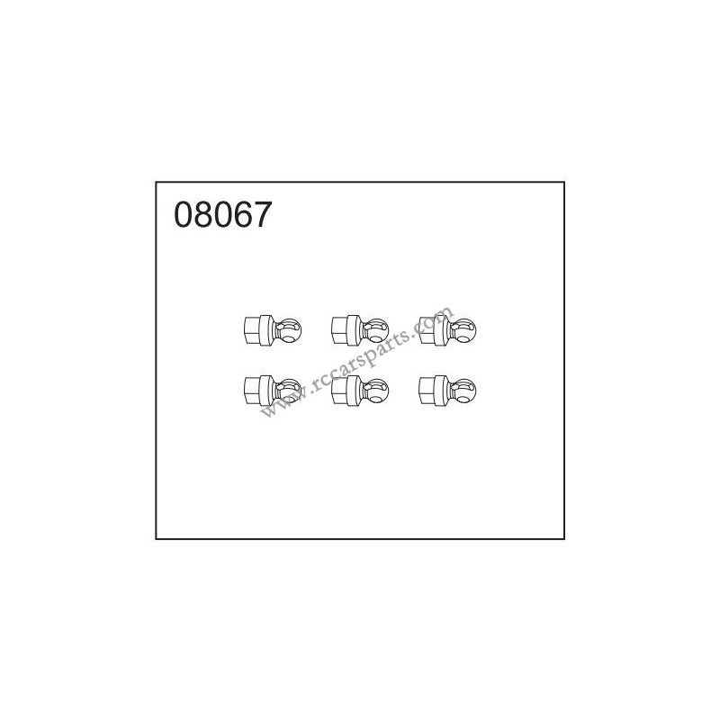 HB-Toys R1001 Parts Universal Ball Joint 08067