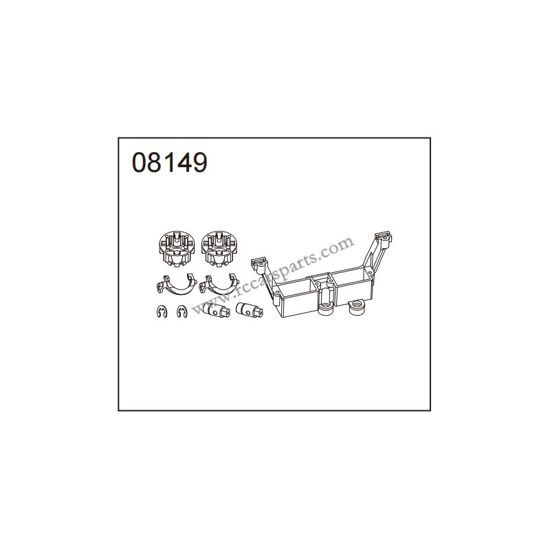 HB-Toys R1011 Parts 08149 Differential Lock Accessories