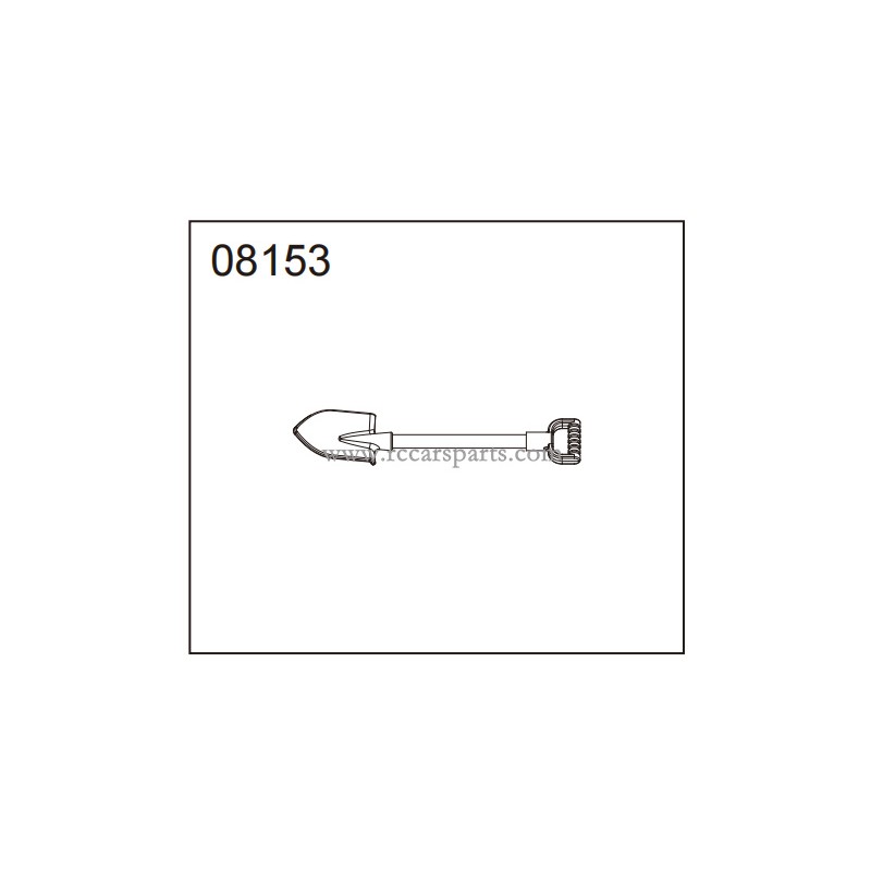 HB-Toys R1011 Parts 08153 Metal Shovel