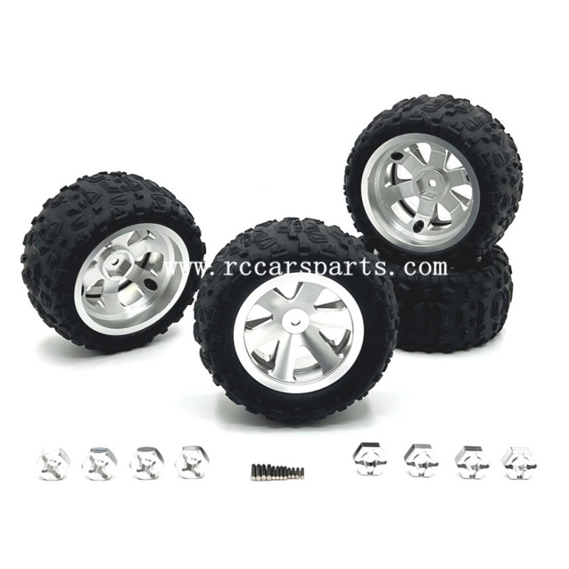 SCY 16101 Upgrade Metal Wheels Silver