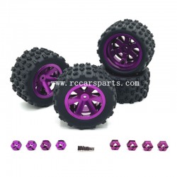 Upgrade Metal Tire Purple For SCY-16102 Parts