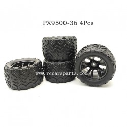 RC Car ENOZE 9500E Parts Wheels PX9500-36 4 Pcs