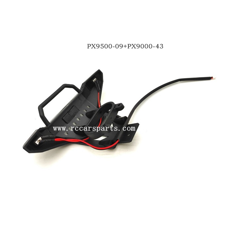 Front bumper+headlight PX9500-09+PX9000-43 For RC Car ENOZE 9500E