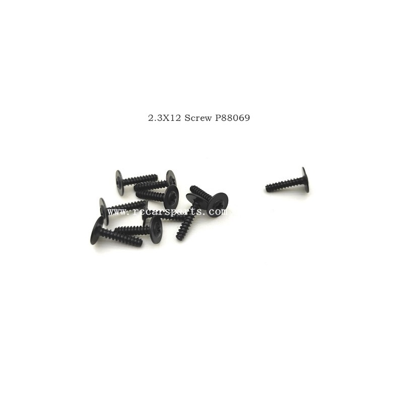 2.3X12 Screw P88069 For RC Car 9500E Screw