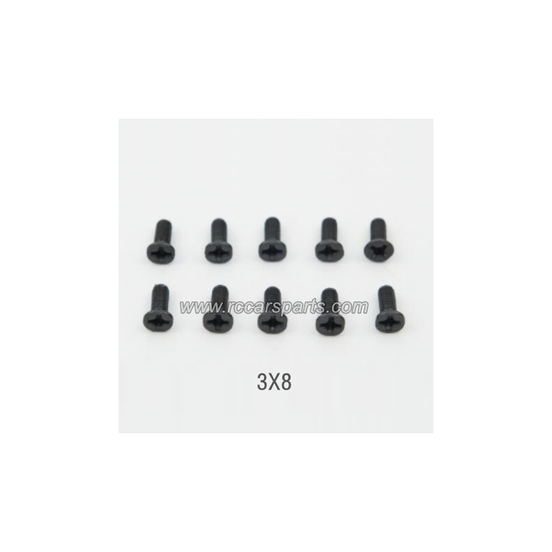 PXtoys 9200 Spare Parts 3X8 Flattened Head Machine Screw P88033